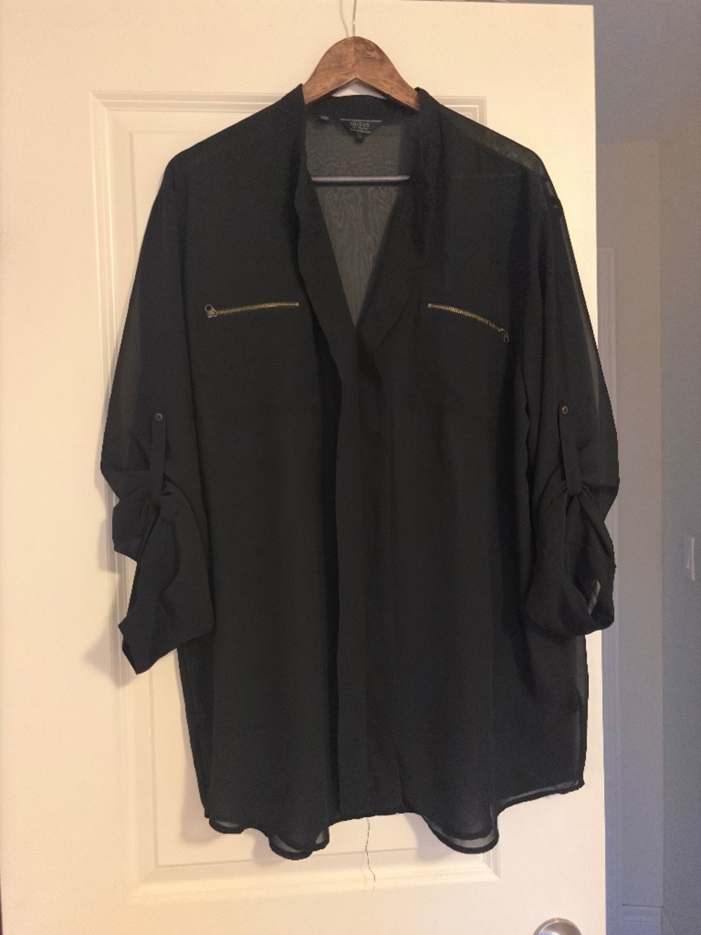Guess Black Blouse
